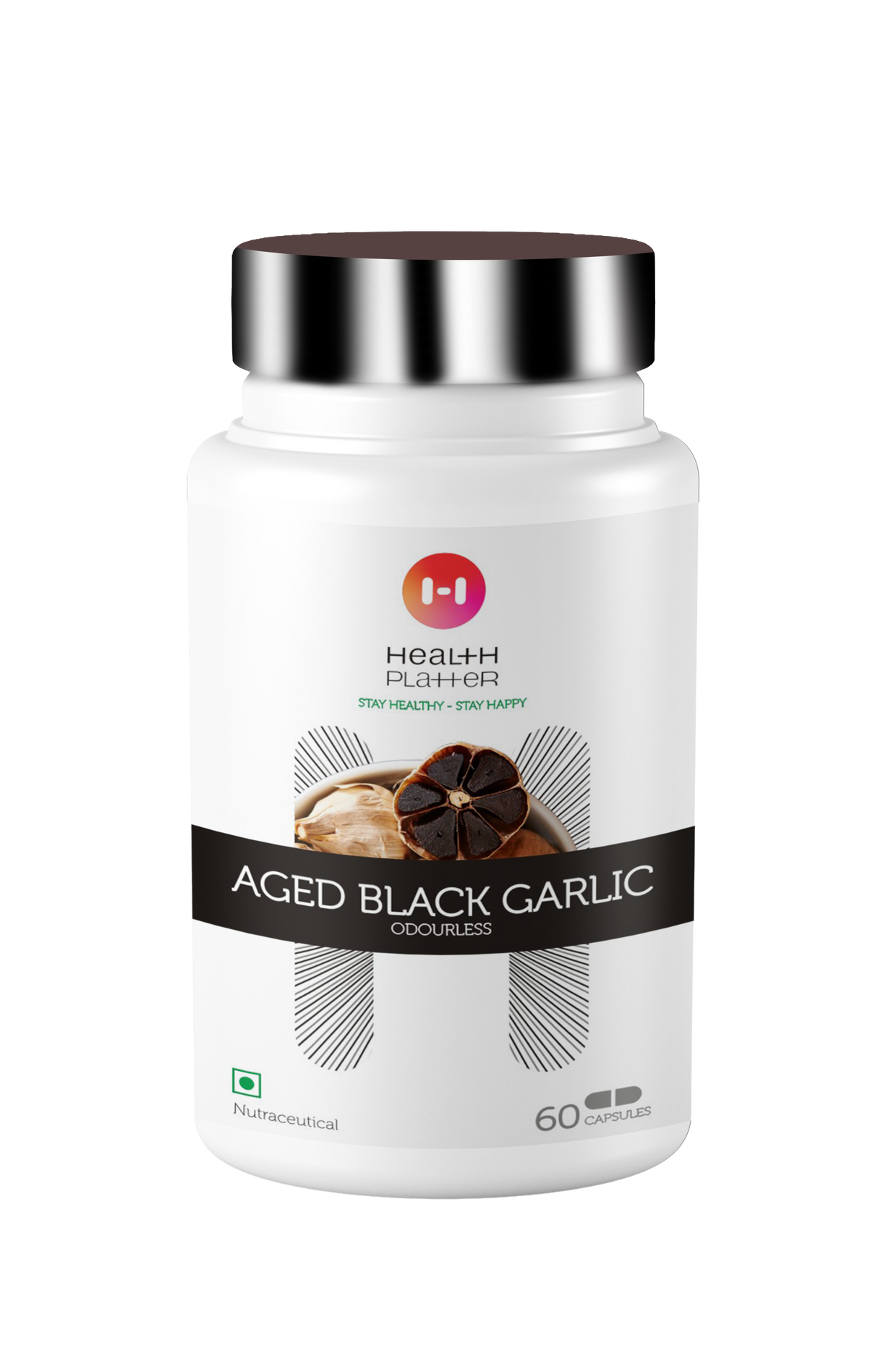 Health Platter Spirulina Maxx - Phycocyanin Capsules + Aged Black Garlic Capsules