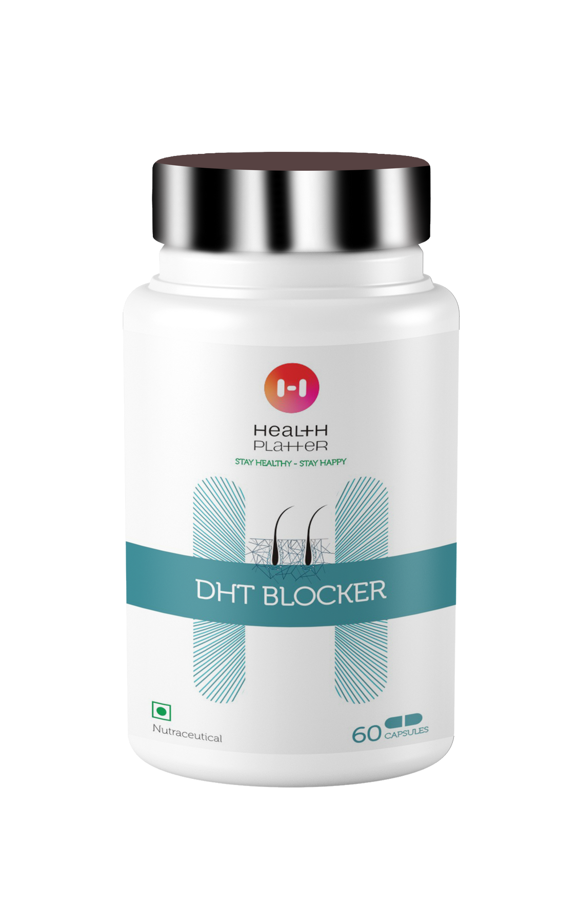 Health Platter DHT Blocker Capsules + Hair Vitamin Combo