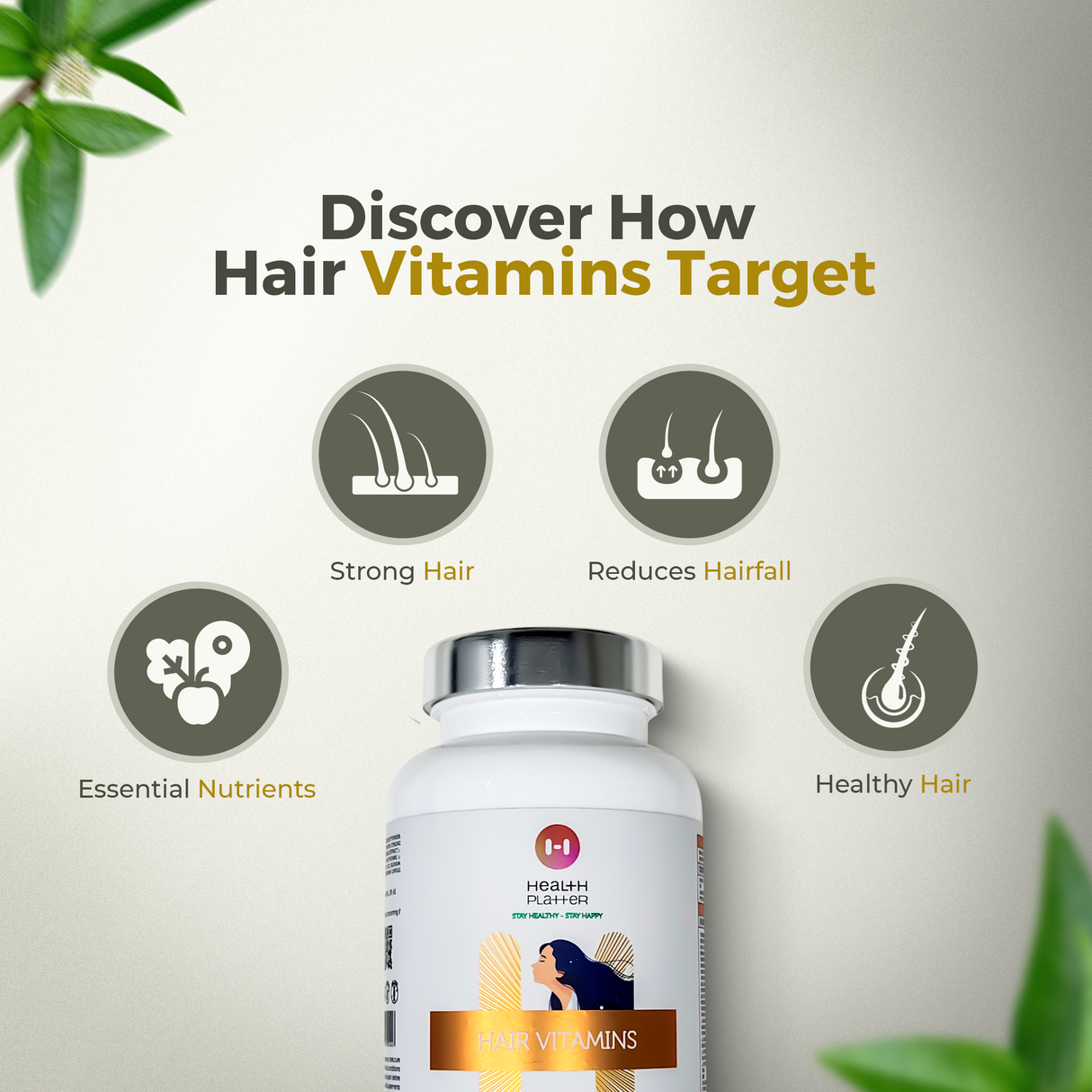 Health Platter Hair Vitamins Capsules