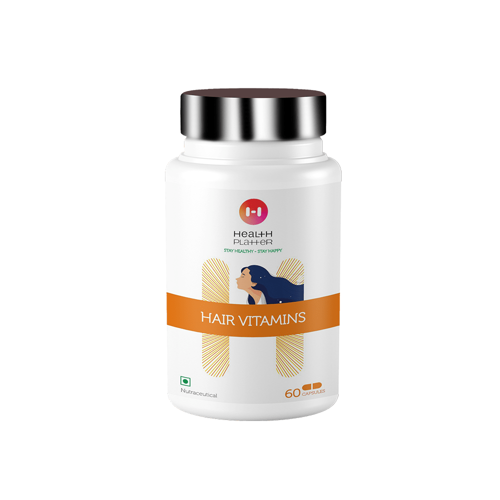 Health Platter DHT Blocker Capsules + Hair Vitamin Combo